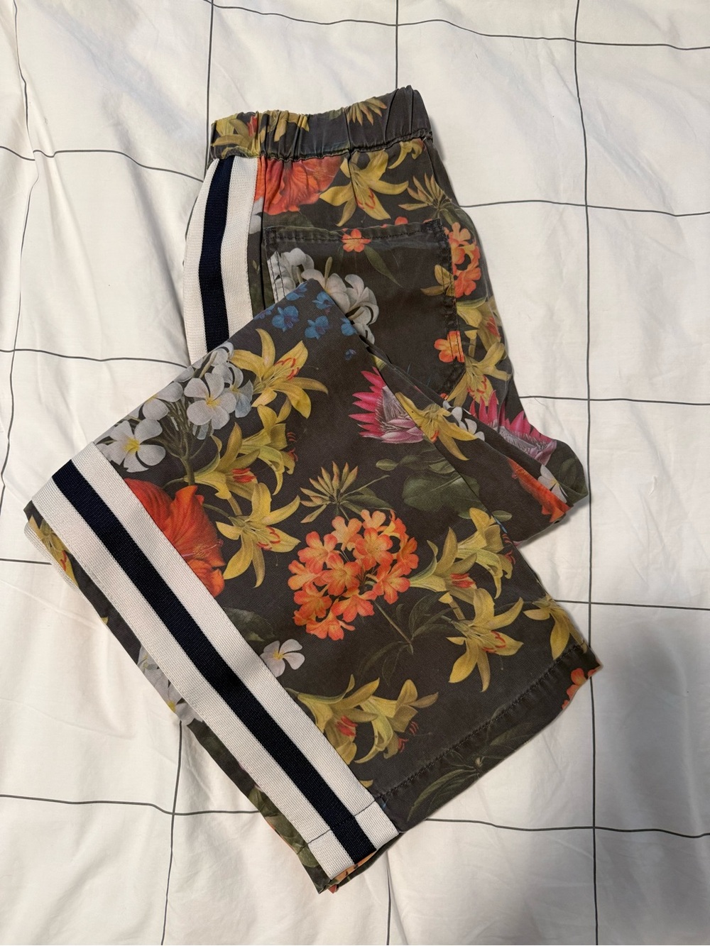 MOTHER The Quickie Greaser Ankle Pant - "One Week in Hawaii” - Med